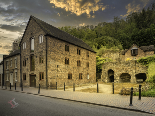 Lime kilns on the Wharfage by Ironbridge Images