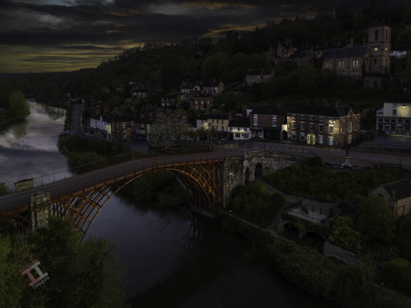 Ironbridge Night Lights by Ironbridge Images